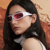Oval Frame UV400 Sunglasses – Retro Y2K Punk Hip Hop Unisex Shades